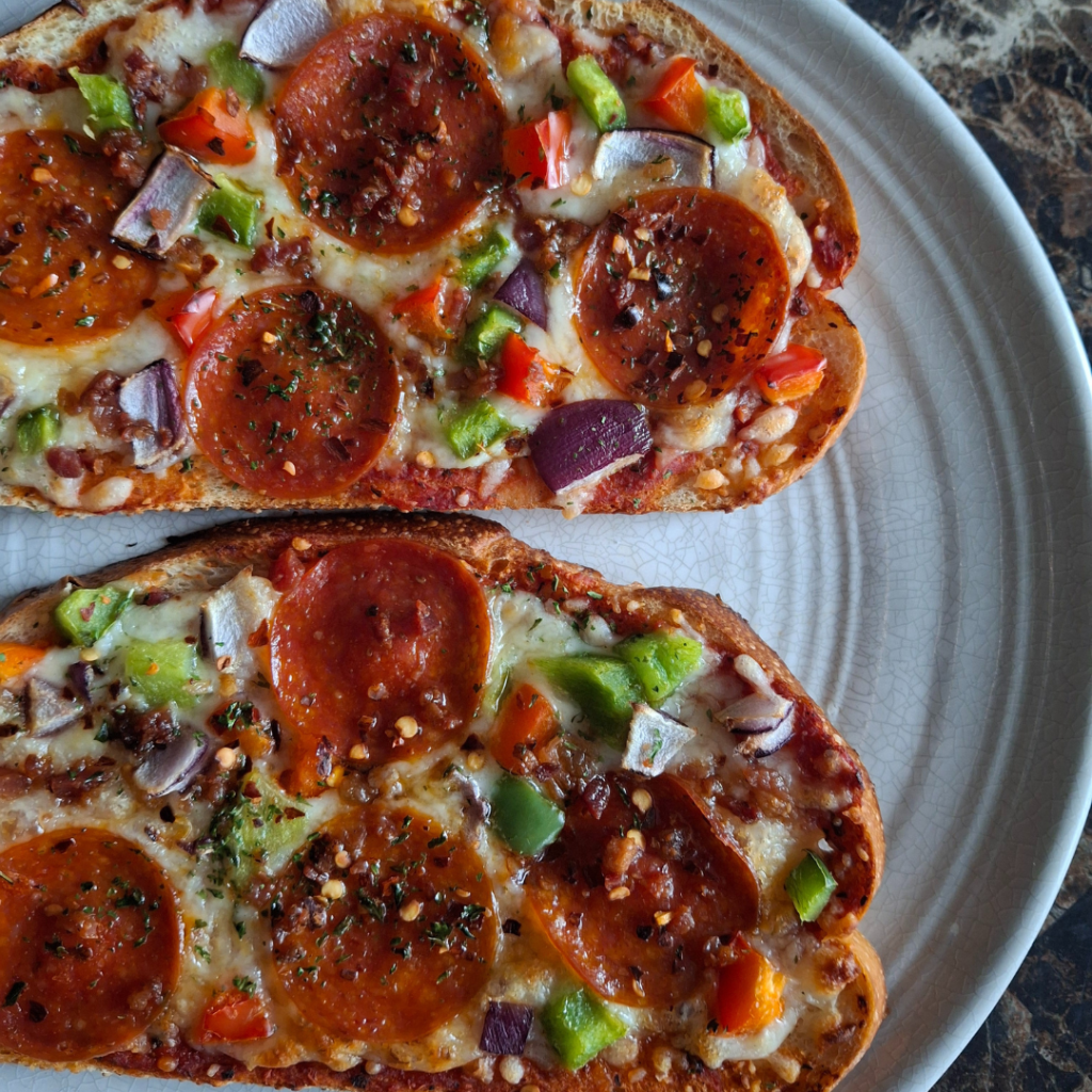 sourdough pizza toast