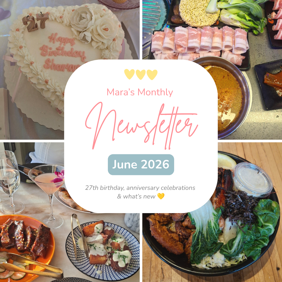 27th birthday, 4 year anniversary, & trying something new 🎂| june monthly newsletter 💌